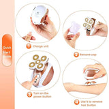 [2020 Newest Version]Women Waterproof Painless Hair Remover,Cordless Electric Shaver Leg Hair Removals Trimmer Epilator,Good Finishing and Well Touch for Leg Face Lips Body Arm Bikini Area As Seen On - wooelnet