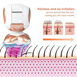 [2020 Newest Version]Women Waterproof Painless Hair Remover,Cordless Electric Shaver Leg Hair Removals Trimmer Epilator,Good Finishing and Well Touch for Leg Face Lips Body Arm Bikini Area As Seen On - wooelnet