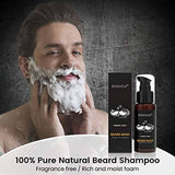 12 In 1 Beard Grooming Care Kit For Men, Dovich 100% Natural Beard Oil Leave-in Conditioner,Beard Apron Bib,Beard Razor,Beard Shampoo, Beard Balm, Beard Brush - wooelnet