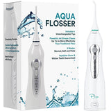 AquaSonic Aqua Flosser - Professional Cordless Oral Irrigator with 4 Tips and Travel Bag, IPX7 Waterproof with 3 Modes - wooelnet