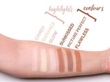 Aesthetica Cosmetics Contour and Highlighting Powder Foundation Palette/Contouring Makeup Kit; Easy-to-Follow, Step-by-Step Instructions Included - wooelnet