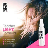 BOLDIFY Hair Thickening Spray - Get Thicker Hair in 60 Seconds - Stylist Recommended Hair Thickening Products for Volume, Texture and Lift - The Ultimate Hair Thickener for Women and Men - 8 oz - wooelnet
