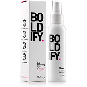 BOLDIFY Hair Thickening Spray - Get Thicker Hair in 60 Seconds - Stylist Recommended Hair Thickening Products for Volume, Texture and Lift - The Ultimate Hair Thickener for Women and Men - 8 oz - wooelnet