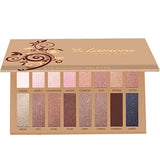 Best Pro Eyeshadow Palette Makeup - Matte Shimmer 16 Colors - Highly Pigmented - Professional Nudes Warm Natural Bronze Neutral Smoky Cosmetic Eye Shadows - wooelnet