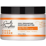 Curly Hair Products by Carol's Daughter, Coco Creme Coil Enhancing Moisture Butter For Very Dry Hair, with Coconut Oil and Mango Butter, Paraben Free and Silicone Free Butter for Curly Hair, 12 Ounce - wooelnet