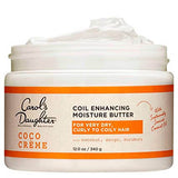 Curly Hair Products by Carol's Daughter, Coco Creme Coil Enhancing Moisture Butter For Very Dry Hair, with Coconut Oil and Mango Butter, Paraben Free and Silicone Free Butter for Curly Hair, 12 Ounce - wooelnet