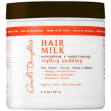 Curly Hair Products by Carol's Daughter, Hair Milk Styling Pudding For Curls, Coils and Waves, with Agave and Avocado Oil, Paraben Free Defining Curl Cream, 8 Ounce (Packaging May Vary) - wooelnet