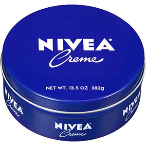 NIVEA Crème - Unisex All Purpose Moisturizing Cream for Body, Face and Hand Care - 13.5 oz. Tin Jar - wooelnet