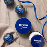 NIVEA Crème - Unisex All Purpose Moisturizing Cream for Body, Face and Hand Care - 13.5 oz. Tin Jar - wooelnet