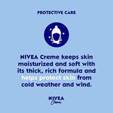 NIVEA Crème - Unisex All Purpose Moisturizing Cream for Body, Face and Hand Care - 13.5 oz. Tin Jar - wooelnet