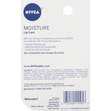 NIVEA Moisture Lip Care - Unisex Intensively Moisturizing Balm - .17 oz. (Pack of 6) - wooelnet