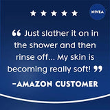 NIVEA Nourishing In-Shower Body Lotion - Non-Sticky For Dry to Very Dry Skin - 13.5 fl. oz. Bottle (Pack of 3) - wooelnet