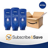 NIVEA Nourishing In-Shower Body Lotion - Non-Sticky For Dry to Very Dry Skin - 13.5 fl. oz. Bottle (Pack of 3) - wooelnet