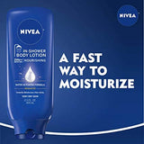 NIVEA Nourishing In-Shower Body Lotion - Non-Sticky For Dry to Very Dry Skin - 13.5 fl. oz. Bottle (Pack of 3) - wooelnet
