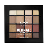 NYX PROFESSIONAL MAKEUP Ultimate Shadow Palette, Eyeshadow Palette, Warm Neutrals,1 Count - wooelnet