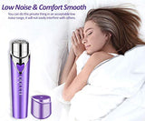 QQcute Facial Hair Removal for Women, Waterproof Facial Hair Remover Women's Painless Peach Fuzz Trimmer Shaver for Face Upper Lip Chin Cheeks - Purple - wooelnet