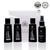 Royal Locks Travel Size Hair Care & Styling Set, Curl Defining Cream, Curling Spray, Shampoo and Conditioner, (pack of 4) - wooelnet