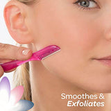 Schick Silk Touch-Up Multipurpose Exfoliating Dermaplaning Tool, Eyebrow Razor, and Facial Razor with Precision Cover, 3 Count - wooelnet